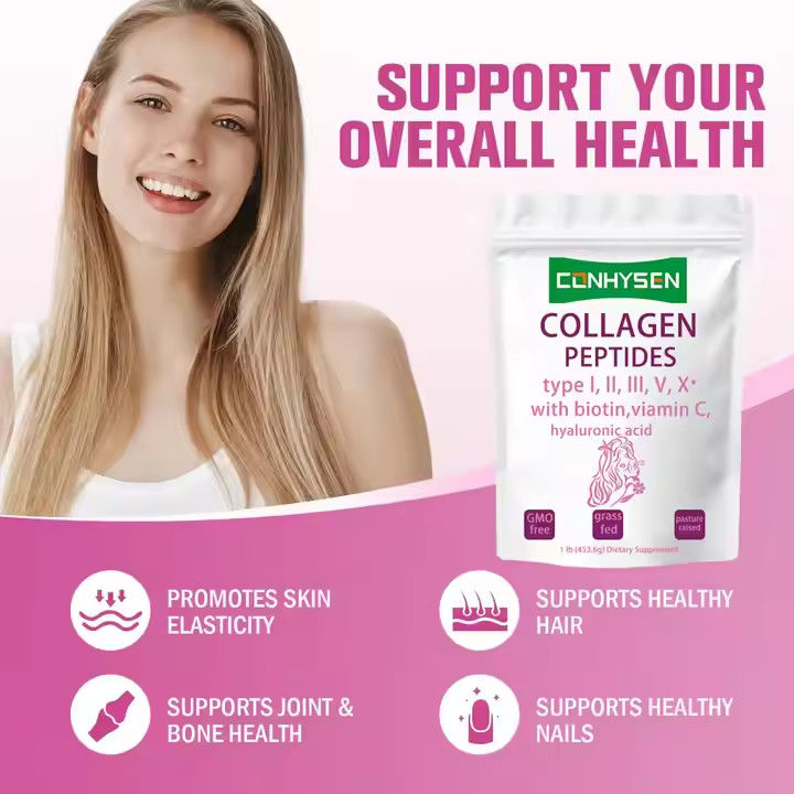 Ekler OEM Kolagen Peptidleri Deri Saç Eklem Sağlığı Yaşlanmayı Destekler