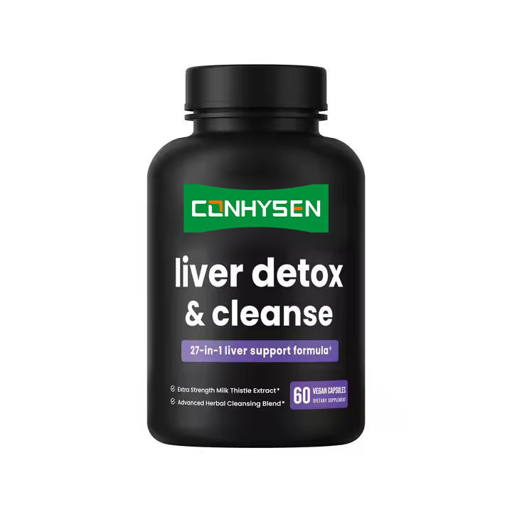 Süt Thistle Tohumu Ekstraktı Gevşetme Kapsülleri Karaciğer Detox ve Temizle Kapsülleri Özel Aroması