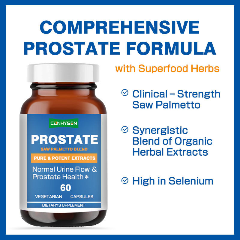 Özel Etiket Prostat Kapsülleri Saw Palmetto Takviyesi Prostat Sağlığını Destekler Erkekler İçin Formüle Edilmiştir