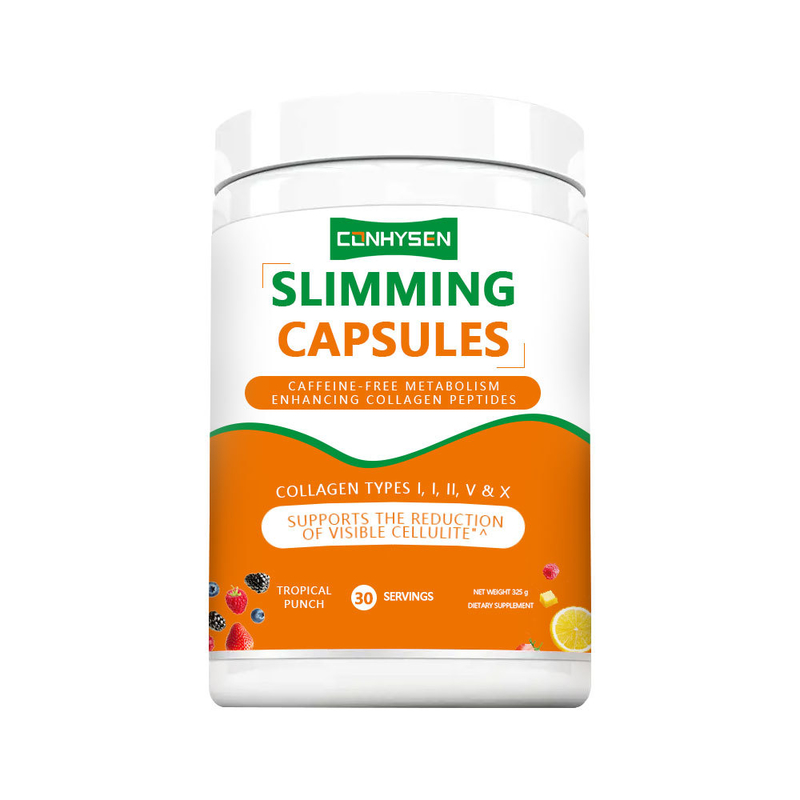 Özel Etiketli Gevşetme Kapsülleri C Vitamini Hyaluronik Asit Takviyesiyle Eklemleri ve Kemikleri Destekler