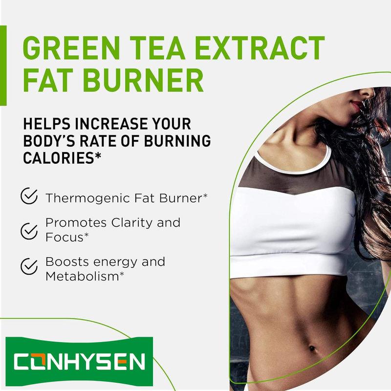 Özel Etiket Premium Yeşil Çay Ekstraktı EGCG'li Yağ Yakıcı Takviye- Doğal Sağlıklı Kilo Verme Diyet Kapsülleri