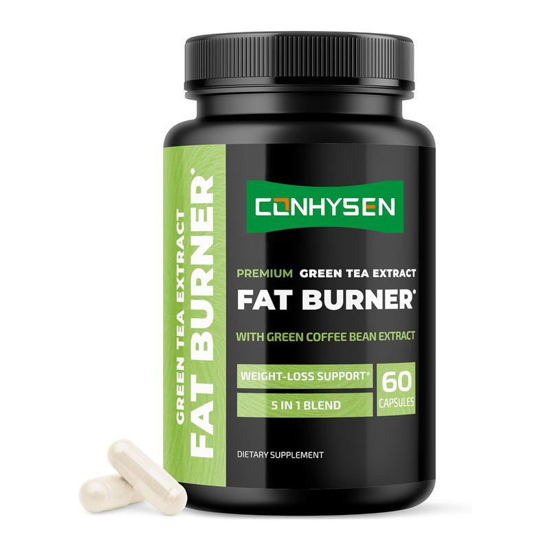 Yeşil Çay Ekstraktı ile Premium 5'te 1 Yağ Yakıcı Karışımı Garcinia Cambogia Ahududu Ketonları Doğal Kilo Verme Destek