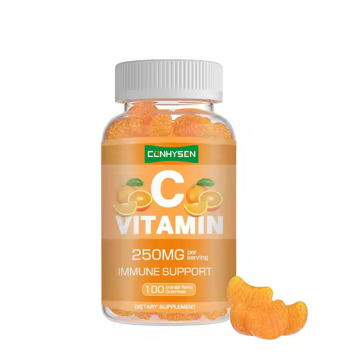 OEM ODM C Vitamini Gummies 60 Bağışıklık Sistemini Güçlendirin Yetişkinler için Vitamin Takviyesi C Vitamini Şeker