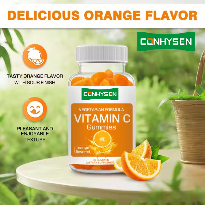 C Vitamini Portakal Meyve Özü Sakızları Sağlıklı Saç ve Kardiyovasküler Risk Azaltır C Vitamini Sakızları
