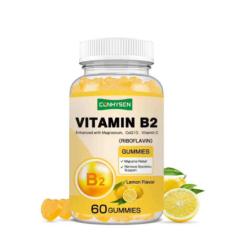 Vitamin B2 Sakızlar Enerji Metabolizmasını Artırır Cilt Destek Göz Hücresel Koruma Vegan Arkadaşça Riboflavin
