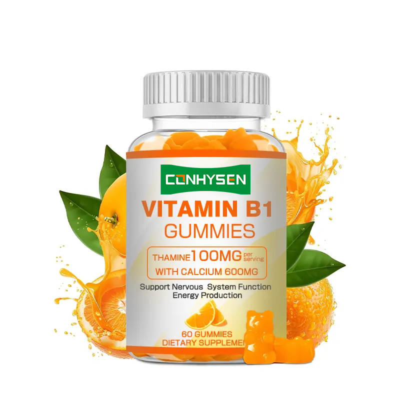 Özel Etiket Vitamin B1 Sakızları Enerjiyi Artırır Kalp Sağlığını Destekler Genel Sağlığı Korur Doğal Kaynak