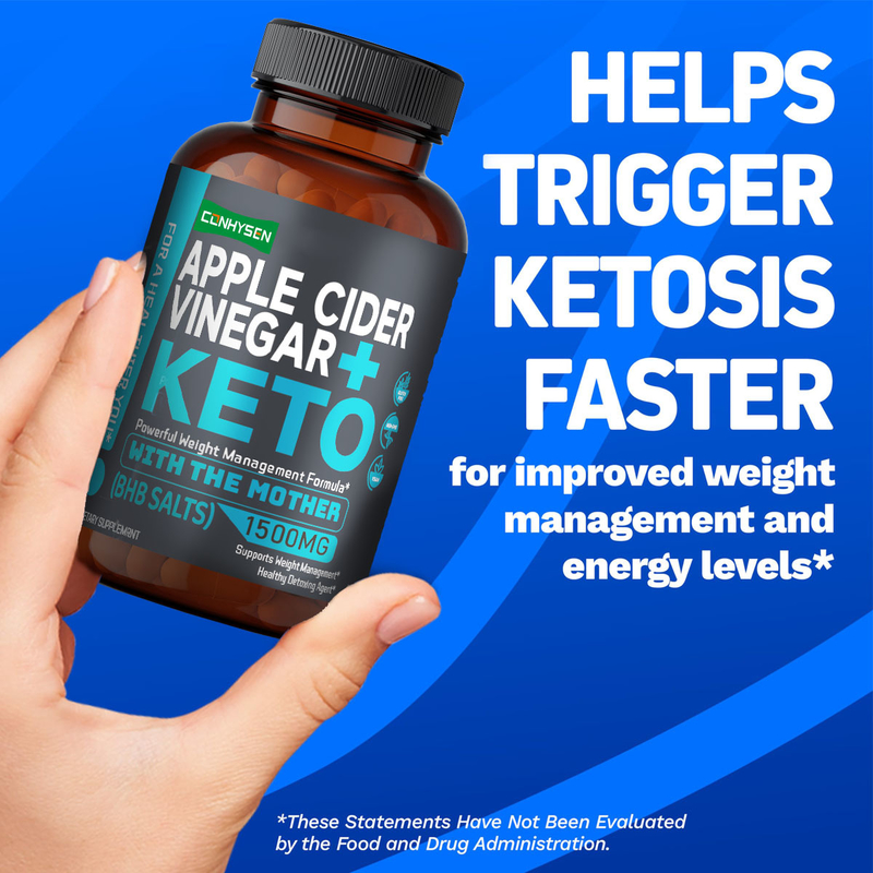 OEM ODM Keto Boost Elma Sirkesi BHB Tuzları Kapsülleri Yağ Yakımı ve Ketozis Desteği İçin - Mükemmel Keto Yoldaşınız