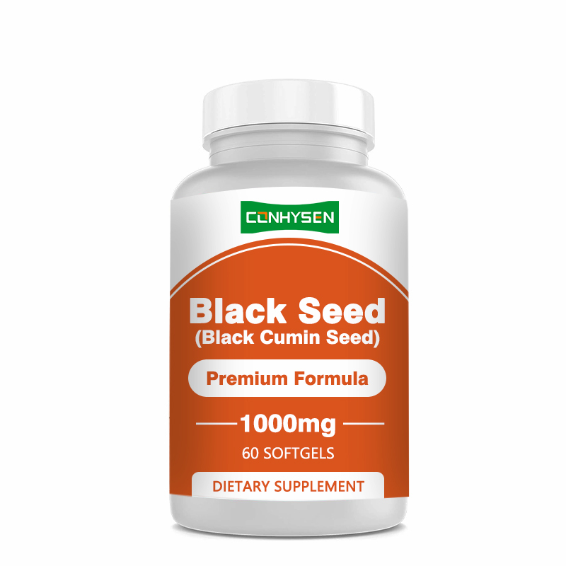 Antioksidan desteği için Omega-3 6 9 içeren 1000 mg siyah tohum yağı yumuşak reçel