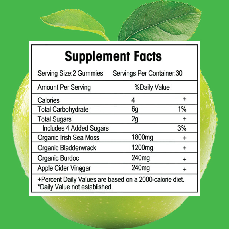 OEM/ODM Özel Organik Deniz Yosunu Sakızlı Şekerleme Sağlıklı Kemik ve Eklem Desteği