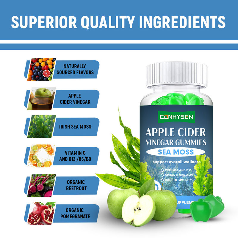 Deniz Yosunu Sakızları Vitamin B C İçerir Fabrika Toptan Enerji Takviyesi