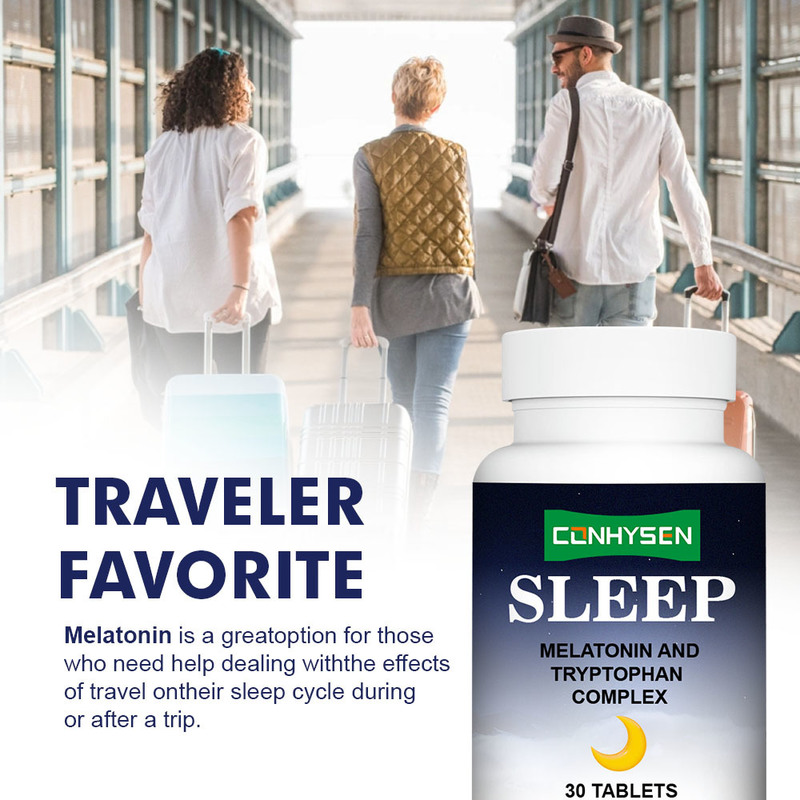 Melatonin Tablets Melatonin Tryptophan Complex Sleep Aid Tablets with GABA L Theanine Restful Sleep