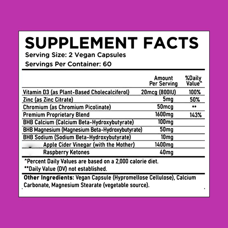 OEM ODM Keto Kapsülleri Zengin BHB ACV Vitaminleri Çinko Krom Etkin Metabolik Aktivite Kilo Kaybı Haplarını Destekler