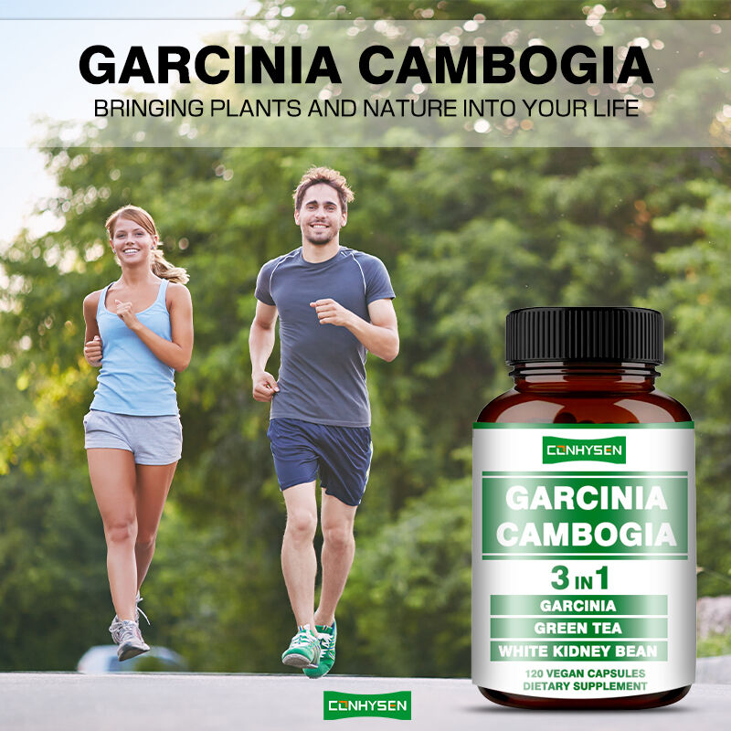 OEM Garcinia Cambogia Kapsülleri Enerji Üretimi Destek Vücut Denge Beslenme Lif Kapsülleri Kilo Verme