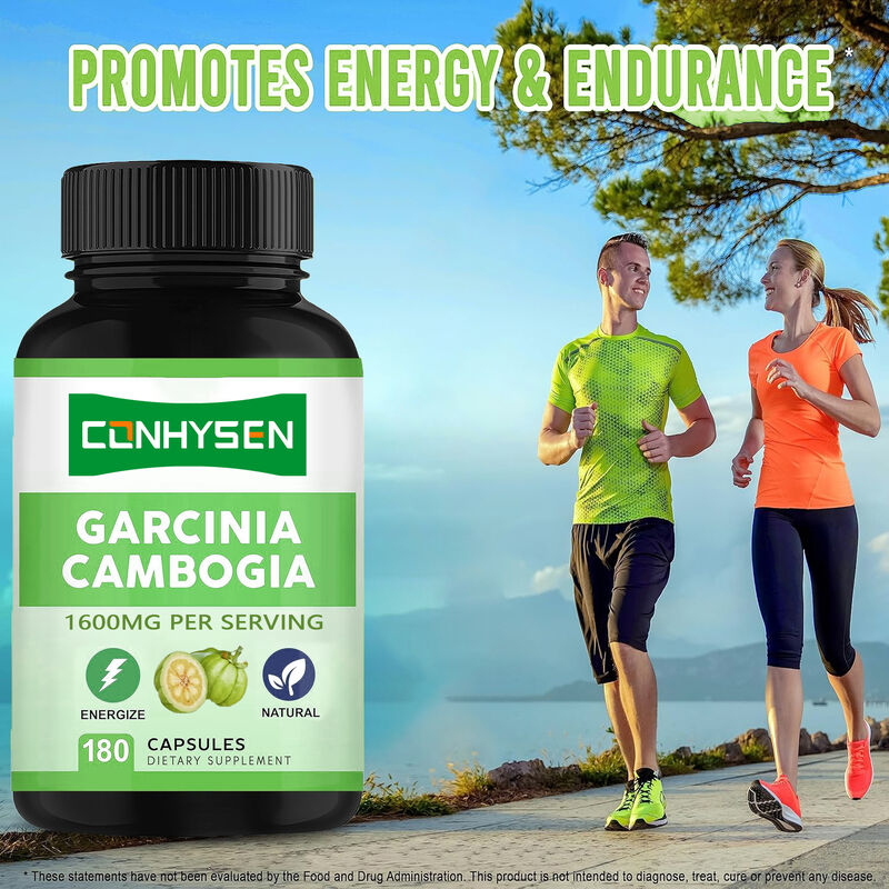 Yüksek Kaliteli Diyet Takviyesi Saf Garcinia Cambogia Kapsülleri Enerji ve Dayanıklılığı Destekler Doğal Takviyeler