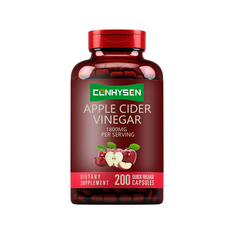 Erkekler ve Kadınlar İçin OEM/ODM ACV Takviyesi Sindirim ve Detoks Kilo Yönetimi Elma Sirkesi Kapsülleri