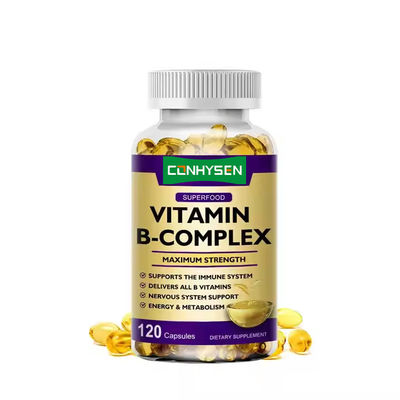 Özel Etiket B Vitamini Kompleks Yumuşak Jeli Sinir Sistemini Destekler Çoklu Vitaminli Sakızlar