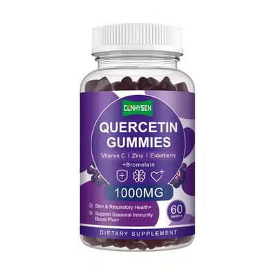Özel Etiket Quercetin Takviyesi C Vitamini Bağışıklık Destekleyici Sakızlar
