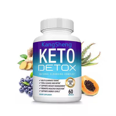 Özel OEM Keto Detox Kapsülleri Ağırlık Kaldırma Organik Ağırlık Kaldırma Hapları
