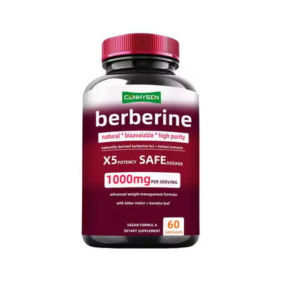 Yüksek Saflıklı Berberine Kapsülleri Güç Bitkisi Ekstraktı Bağışıklık Destekleri