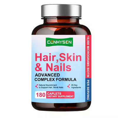 Saç Derisi Tırnaklar Kapsüller Zengin Çok Vitamin Ek Biotin Kapsülleri OEM Logo