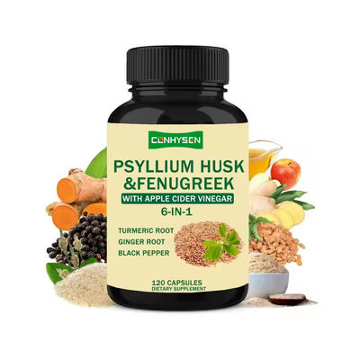 Psyllium Husk ve Fenugreek Kapsülleri ile 6'da 1 Sarımsak Bitkisel Takviye Kapsülleri