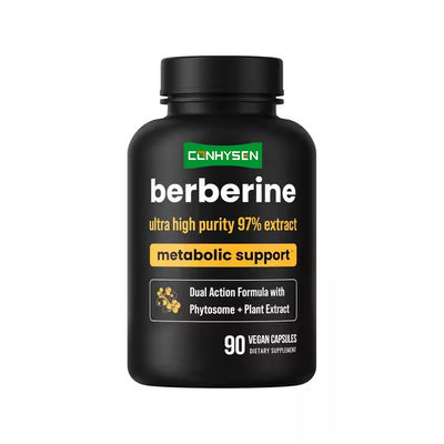 Berberine Kapsülleri Gastrointestinal Bağırsak Sağlığını Destekler Bitki Ekstraktı Takviyesi Kapsülleri