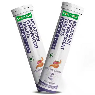 OEM Melatonin Efervesan Tabletleri Derin ve Rahat Uykuyu Artırmak İçin