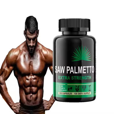 Özel Aromalı Saw Palmetto Kapsülleri Erkekler Ekstra Güç Sağlık Takviyesi Prostat