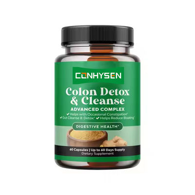 OEM Kolon Detox Temizleyici Kapsülleri Yağ Yakma için Detox Digestive Destek
