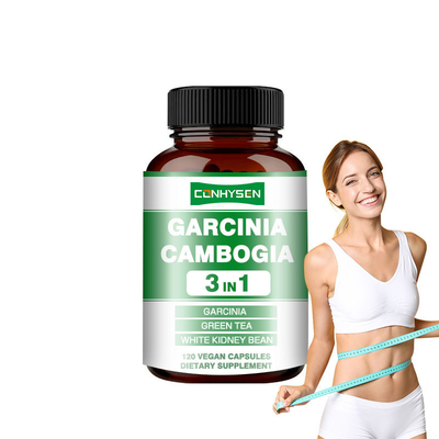 3'ü 1 Arada Vegan Kapsül Garcinia Cambogia Kapsülleri Kilo Yönetimini Destekler