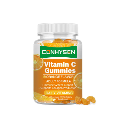 OEM Bağışıklık Güçlendirici Helal Sakızlı Enerji Güçlendirme Sindirimi İyileştirme C Vitamini Sakızlı Şeker