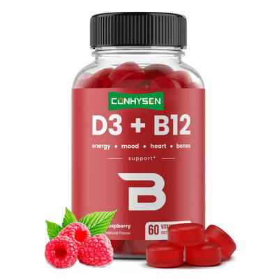 Takviye Toplu B12 Vitamini Sakızları Şeker Destek Kalp D3 Vitamini Sakızları