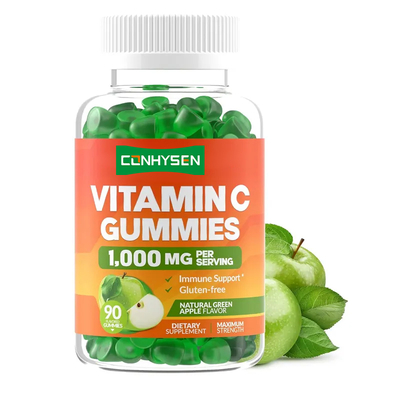 OEM Cilt Beyazlatma Yetişkin Vitamin C Takviyesi Çocuklar için 1000mg Vitamin C Gummies