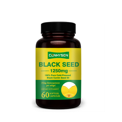 Premium Custom Black Seed Oil Softgels OEM Bağışıklık Desteği Eklem Sağlığı için