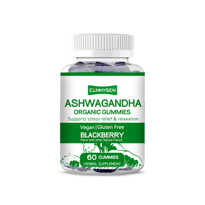 Ashwagandha Gummies 18 Aylık raf ömrü Stresi azaltan takviye