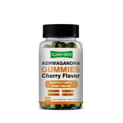Ashwagandha Gummies, bağışıklığı desteklemek için D2 vitamini ile 60 kt