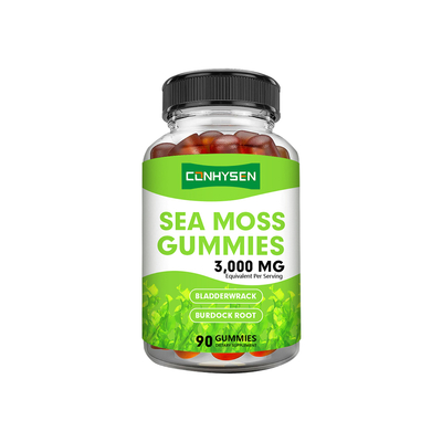 Custom Sea Moss Gummies Doğal enerji ve sindirim desteği üreticisi