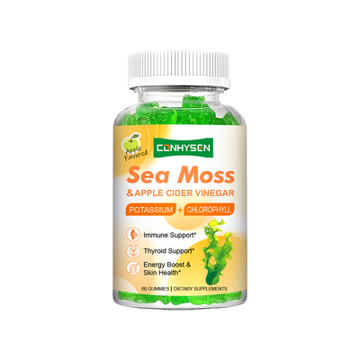 8-in-1 Deniz Moss Gummies Bağışıklık ve Tiroid Destek Fabrikası Özelleştirme