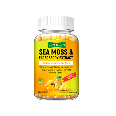 Deniz Moss & Elderberry Extract Gummies Tedarikçi Üretici Bağışıklık Sistemini Destekle