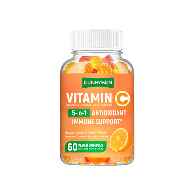 Toptan Fiyat Vitamin C Sakızlı Şekerleri 5'i 1 Arada Kalp Sağlığını Destekler Tedarikçi