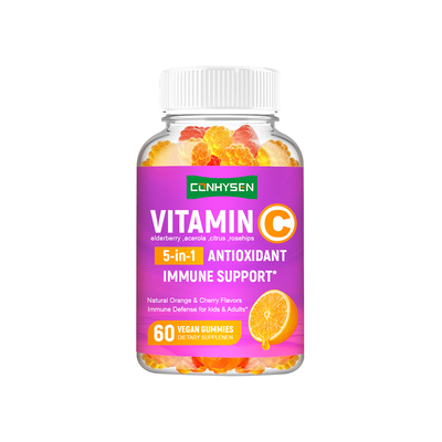 Çocuklar Yetişkinler C Vitamini Premium Özel Sakızlar Bağışıklığı ve Antioksidanı Artırır
