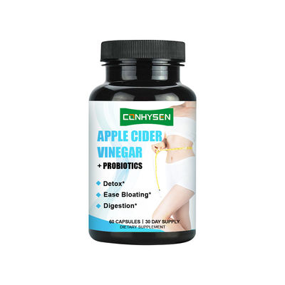 Probiyotik Fabrikası Toptan Satılan Elma Baharı Asit Kapsüllerini Temizle ve Detox Et