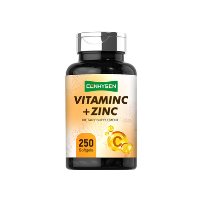 Çinko ile Vitamin C Yumuşak Kapsüller Toptan Fiyat Antioksidan Desteği Özel