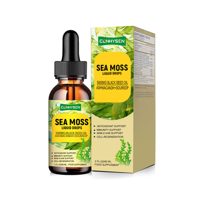 5000mg Deniz Moss sıvı damlaları OEM/ODM Özel Antioksidan bağışıklık desteği