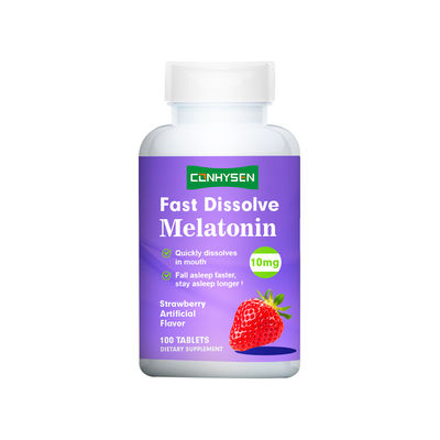 Tedarikçi Fabrikası 10mg Melatonin Tabletleri Rahatlamayı Artırır Uykuyu Daha Uzun Sürer