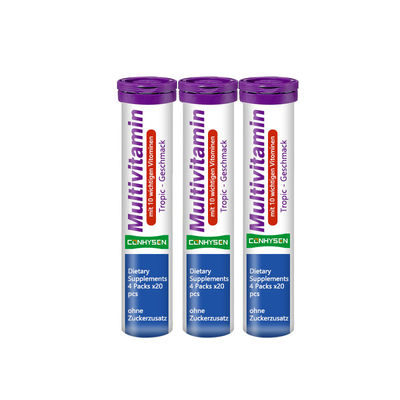 Fabrika Toptan Satış Multivitamin Efervesan Tabletler Sağlıklı Cilt, Saç ve Tırnakları Destekler