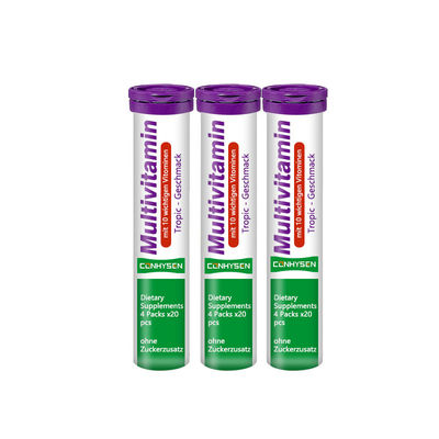Fabrika Toptan Satış Multivitamin Efervesan Tabletler Yorgunluğu ve Yorgunluğu Azaltır