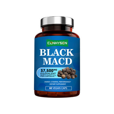 Üretici Özel Siyah Maca Maksimum Güç Dayanıklılık Hayati Destek