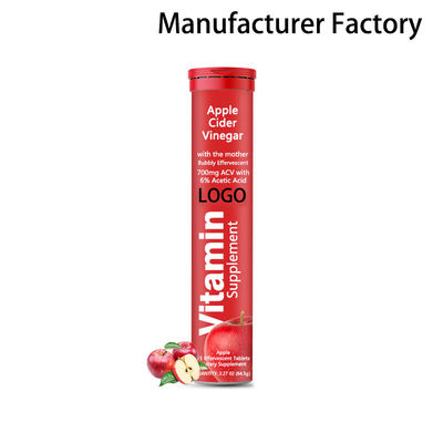 Fabrika Toptan Elma Sirkesi Efervesan Tabletleri Kilo Yönetimi