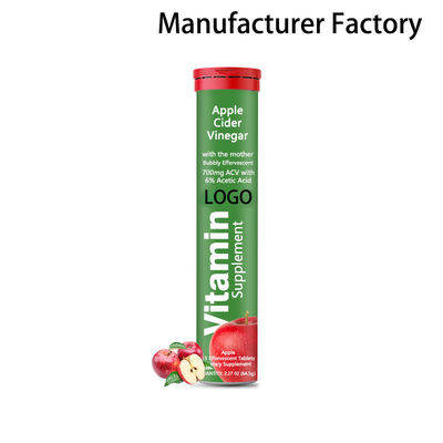 Fabrika Toptan Elma Sirkesi Efervesan Tablet Doğal Zayıflama Vitamini